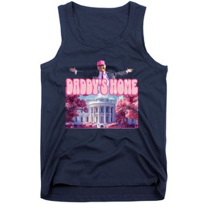 Funny DaddyS Home Trump Pink 2024 Take America Back 2024 Tank Top