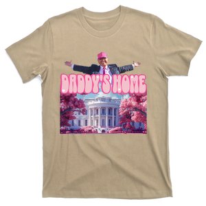 Funny DaddyS Home Trump Pink 2024 Take America Back 2024 T-Shirt