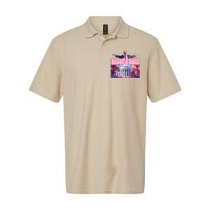 Funny DaddyS Home Trump Pink 2024 Take America Back 2024 Softstyle Adult Sport Polo