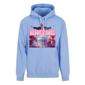 Funny DaddyS Home Trump Pink 2024 Take America Back 2024 Unisex Surf Hoodie