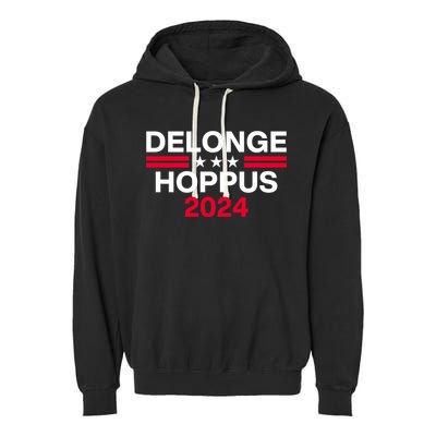 Funny Delonge Hoppus 2024 For President Garment-Dyed Fleece Hoodie