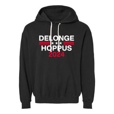 Funny Delonge Hoppus 2024 For President Garment-Dyed Fleece Hoodie