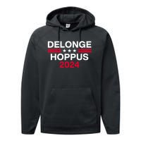 Funny Delonge Hoppus 2024 For President Performance Fleece Hoodie