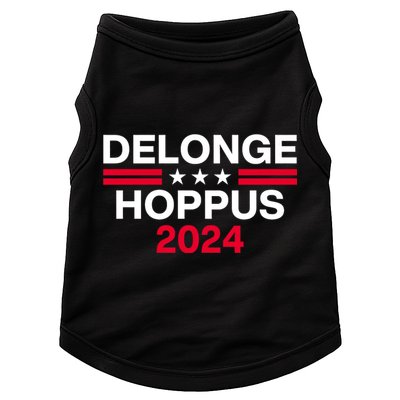Funny Delonge Hoppus 2024 For President Doggie Tank