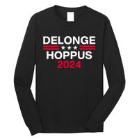 Funny Delonge Hoppus 2024 For President Long Sleeve Shirt