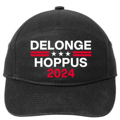 Funny Delonge Hoppus 2024 For President 7-Panel Snapback Hat
