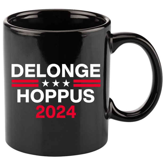 Funny Delonge Hoppus 2024 For President 11oz C Handle Ceramic Mug
