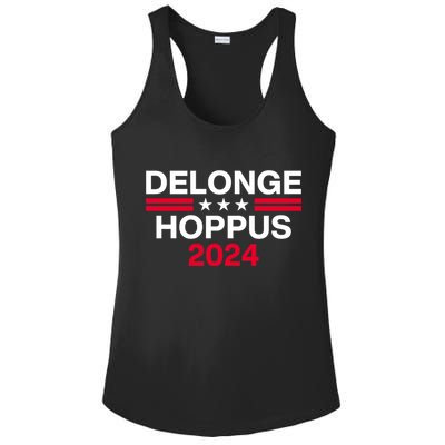 Funny Delonge Hoppus 2024 For President Ladies PosiCharge Competitor Racerback Tank