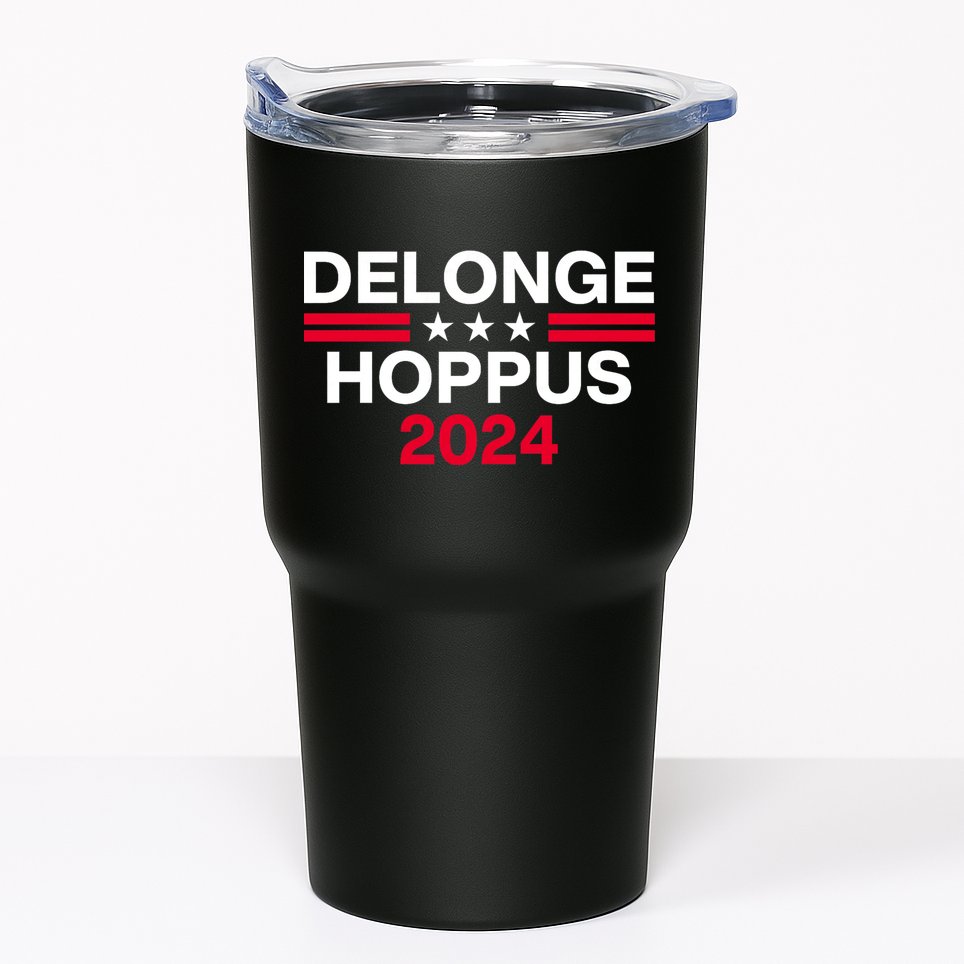 Funny Delonge Hoppus 2024 For President Tumbler