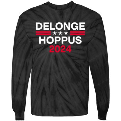 Funny Delonge Hoppus 2024 For President Tie-Dye Long Sleeve Shirt