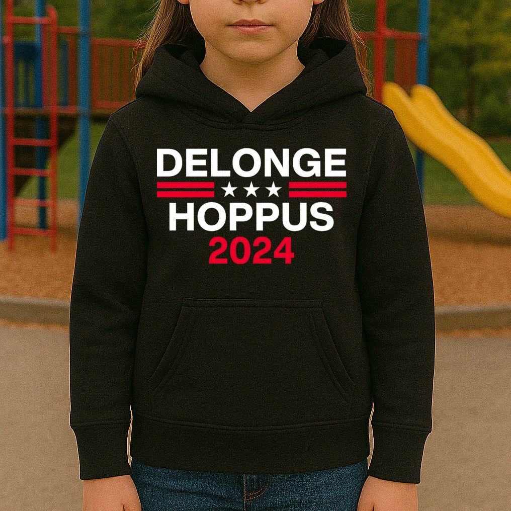 Funny Delonge Hoppus 2024 For President Kids Hoodie
