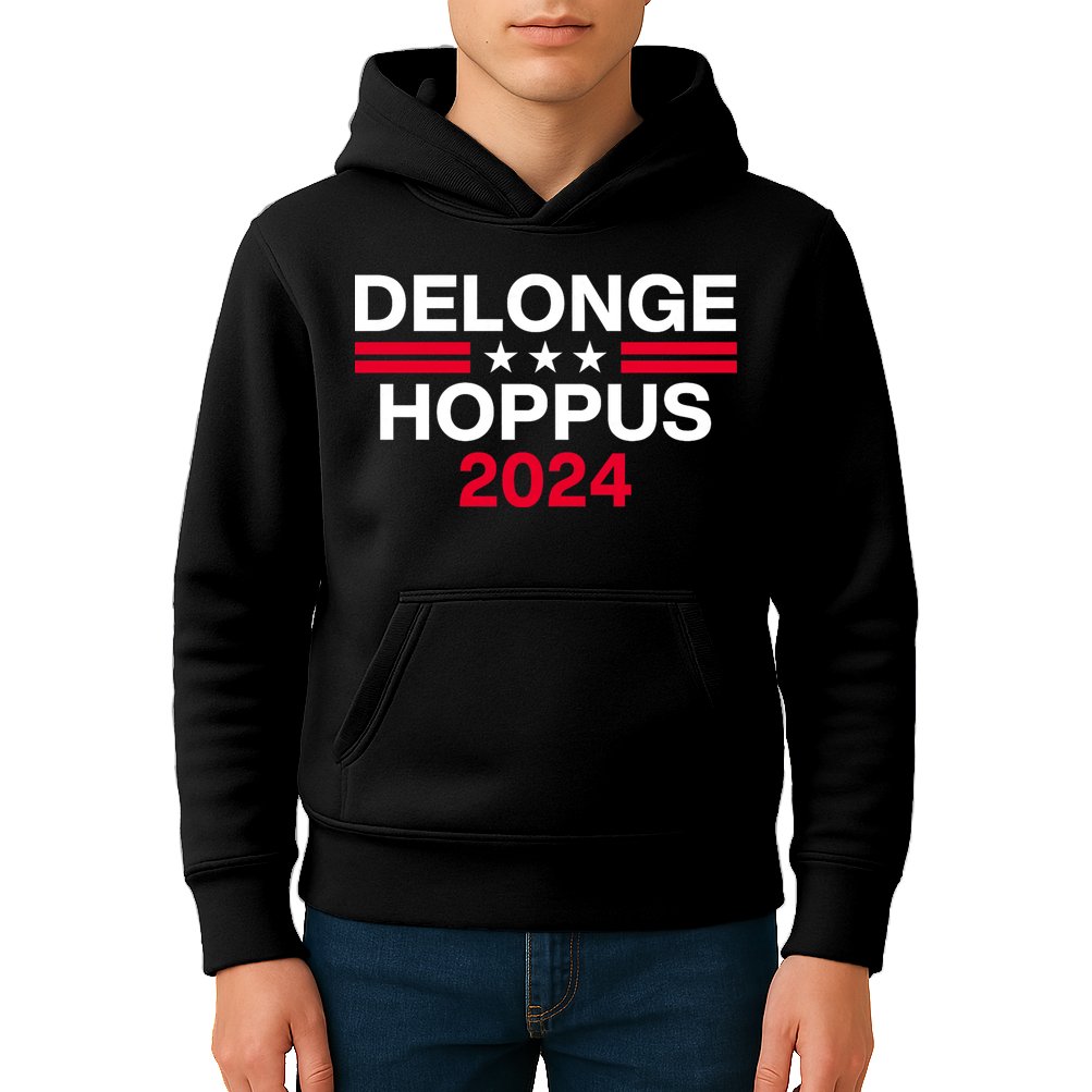 Funny Delonge Hoppus 2024 For President Kids Hoodie