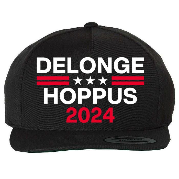 Funny Delonge Hoppus 2024 For President Wool Snapback Cap