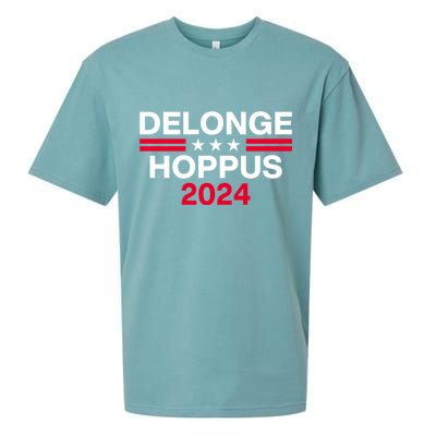 Funny Delonge Hoppus 2024 For President Sueded Cloud Jersey T-Shirt