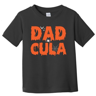 Funny Dadcula Halloween Dad Dracula Costume Momster Matching Toddler T-Shirt