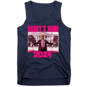 Funny DaddyS Home Trump Pink 2024 Take America Back 2024 Tank Top