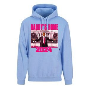 Funny DaddyS Home Trump Pink 2024 Take America Back 2024 Unisex Surf Hoodie