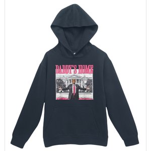 Funny DaddyS Home Trump Pink 2024 Take America Back 2024 Urban Pullover Hoodie