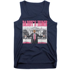 Funny DaddyS Home Trump Pink 2024 Take America Back 2024 Tank Top