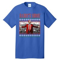 Funny DaddyS Home Trump Ugly Christmas Xmas Pajamas Funny Gift Tall T-Shirt