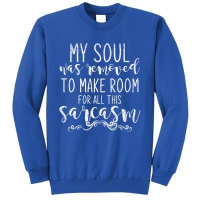 Funny Dark Humour Witty Smart Pessimist Sarcasm Cool Gift Sweatshirt