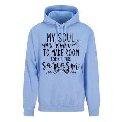 Funny Dark Humour Witty Smart Pessimist Sarcasm Cool Gift Unisex Surf Hoodie