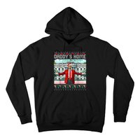 Funny Daddys Home Trump Ugly Christmas Sweater Pajamas Hoodie