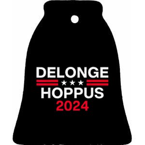 Funny Delonge Hoppus 2024 For President Apparel Women Ceramic Bell Ornament