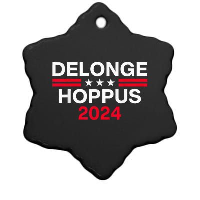 Funny Delonge Hoppus 2024 For President Apparel Women Ceramic Star Ornament