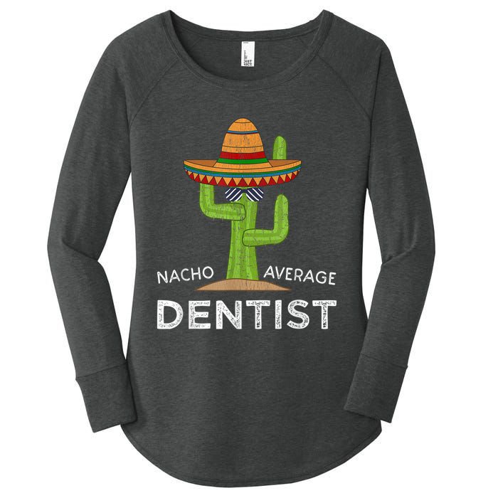 Fun Dental Humor Gifts Funny Meme Saying Dentist Women's Perfect Tri Tunic Long Sleeve Shirt