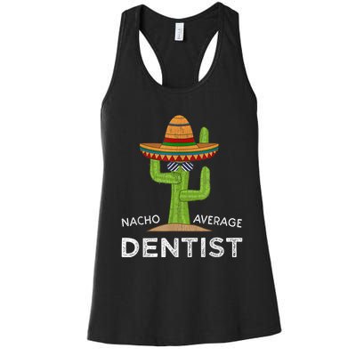 Fun Dental Humor Gifts Funny Meme Saying Dentist Women's Racerback Tank