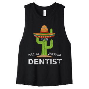 Fun Dental Humor Gifts Funny Meme Saying Dentist Women's Racerback Cropped Tank