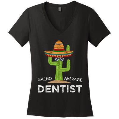 Fun Dental Humor Gifts Funny Meme Saying Dentist Women's V-Neck T-Shirt