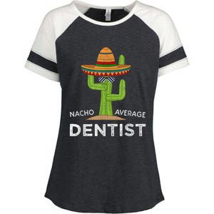 Fun Dental Humor Gifts Funny Meme Saying Dentist Enza Ladies Jersey Colorblock Tee