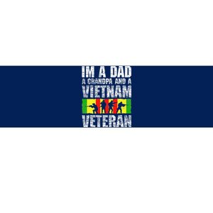 Father Day Im A Dad Grandpa And Vietnam Veteran Bumper Sticker