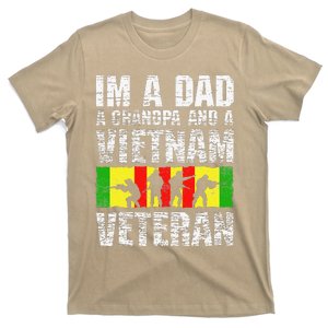 Father Day Im A Dad Grandpa And Vietnam Veteran T-Shirt