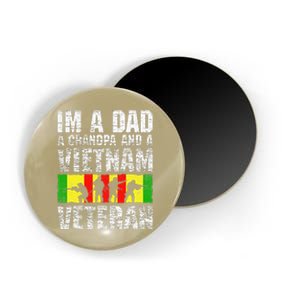 Father Day Im A Dad Grandpa And Vietnam Veteran Magnet