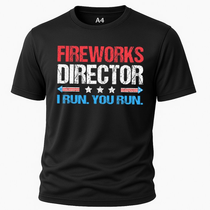 Fireworks Director I Run You Run Funny 4th Of July Performance Shirt