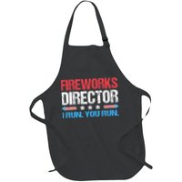 Fireworks Director I Run You Run Funny 4th Of July Apron