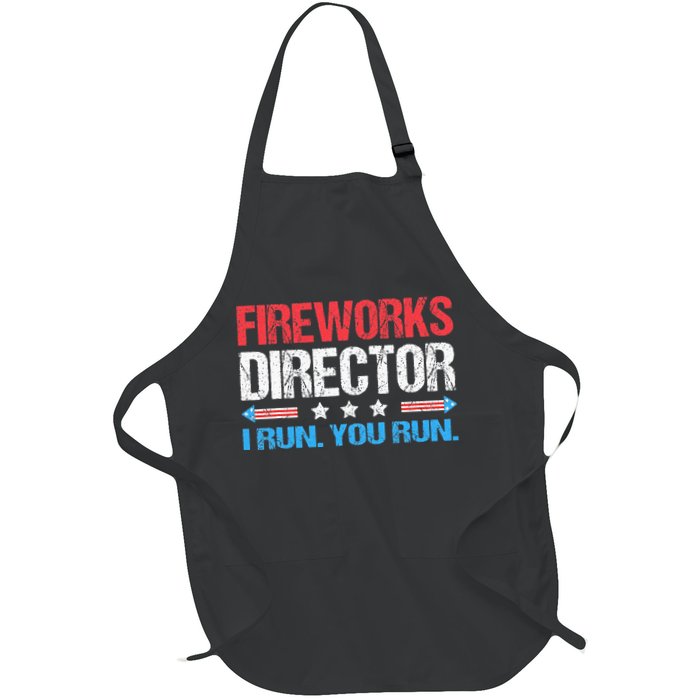 Fireworks Director I Run You Run Funny 4th Of July Apron
