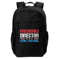 Fireworks Director I Run You Run Funny 4th Of July Backpack