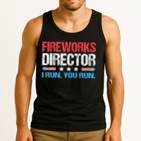 Fireworks Director I Run You Run Funny 4th Of July Tank Top
