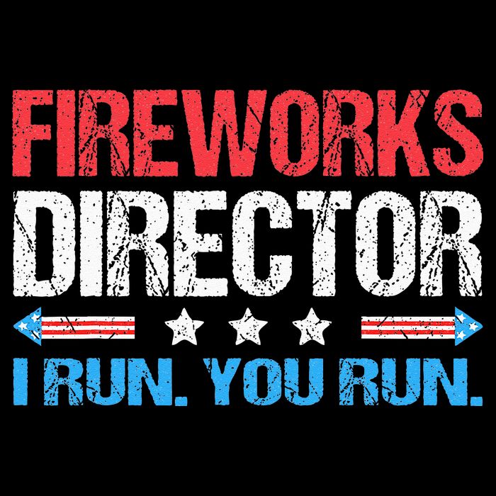 Fireworks Director I Run You Run Funny 4th Of July Full Zip Hoodie