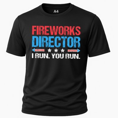 Fireworks Director I Run You Run Funny 4th Of July Performance Shirt