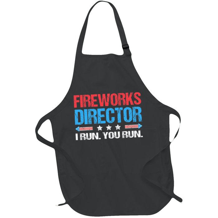 Fireworks Director I Run You Run Funny 4th Of July Apron