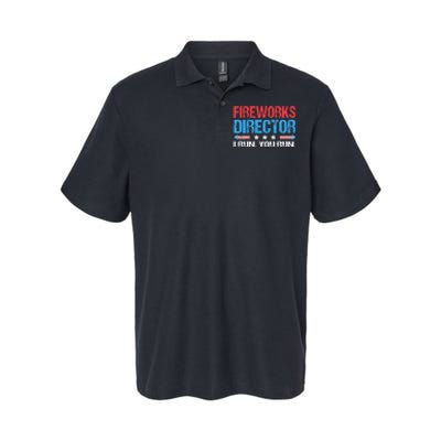 Fireworks Director I Run You Run Funny 4th Of July Softstyle Adult Sport Polo