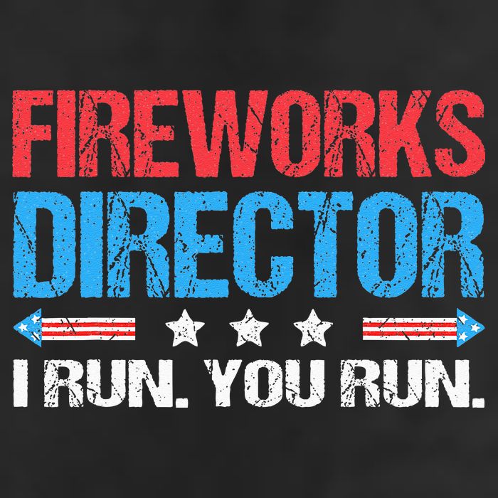 Fireworks Director I Run You Run Funny 4th Of July Microfiber Hand Towel