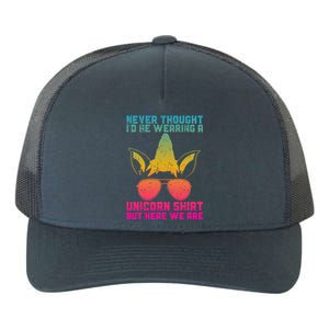 Fathers Day I Wear A Unicorn Dadacorn Funny Yupoong Adult 5-Panel Trucker Hat