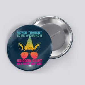 Fathers Day I Wear A Unicorn Dadacorn Funny Button