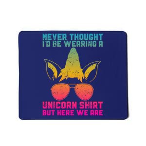 Fathers Day I Wear A Unicorn Dadacorn Funny Mousepad